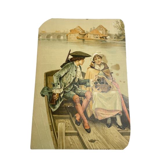 Charles Delort Vintage Decoy Ducks Lithograph Art Print - Picture 2 of 8